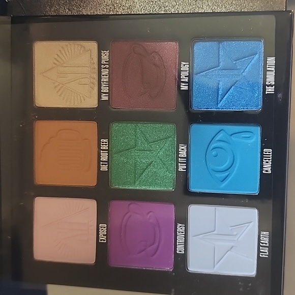 JEFFREESTAR Controversy Eye Palette 0.05 oz. 9 Beautiful Shades. - Picture 2 of 5